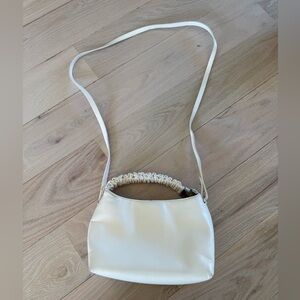 White handbag or crossbody purse